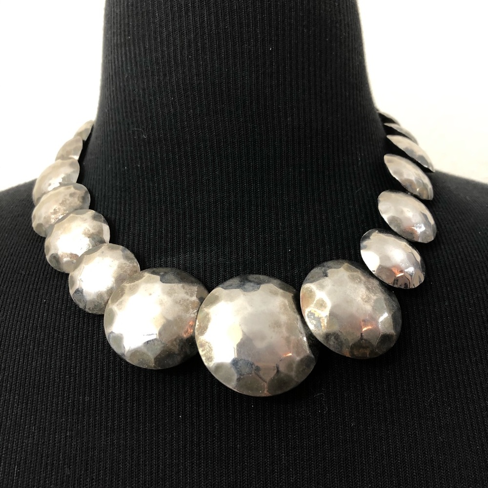 Chunky circular necklace 20’